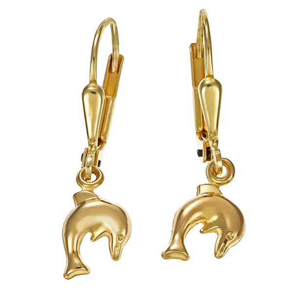 Kinderohrschmuck, 14K, Gelbgold, Defin