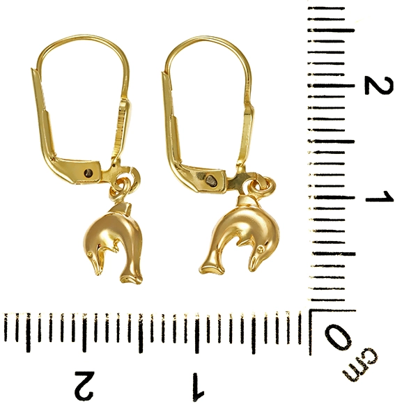 Kinderohrschmuck, 14K, Gelbgold, Defin