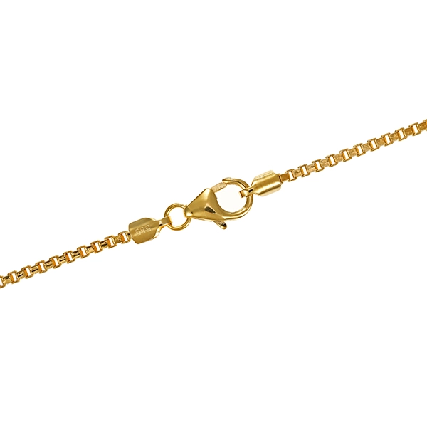 Collierkette, 14K, Gelbgold, Venezianer-