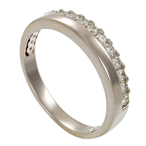 Diamantring, 14K, Weißgold, Brillanten 0,44 ct