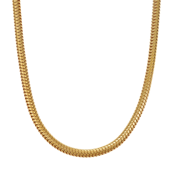 Kette, 18K, Gelbgold, Schlangen-