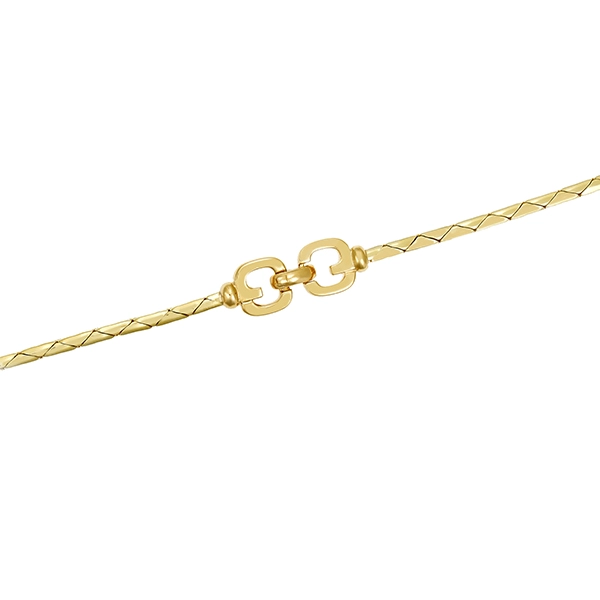 Collier, 14K, Gelbgold, Brillanten