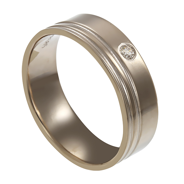 Ring, 14K, Weißgold, Brillant, U56