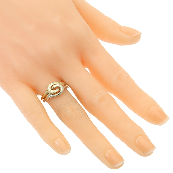 Diamantring, 14K, Gelb-/Weißgold, Brillanten