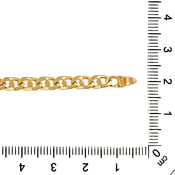 Armband, 14K, Gelbgold, Panzer