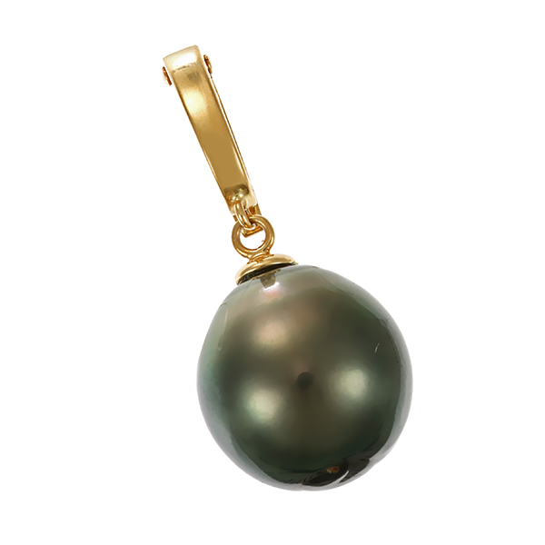 Anhänger, 14K, Gelbgold, Tahiti Zuchtperle