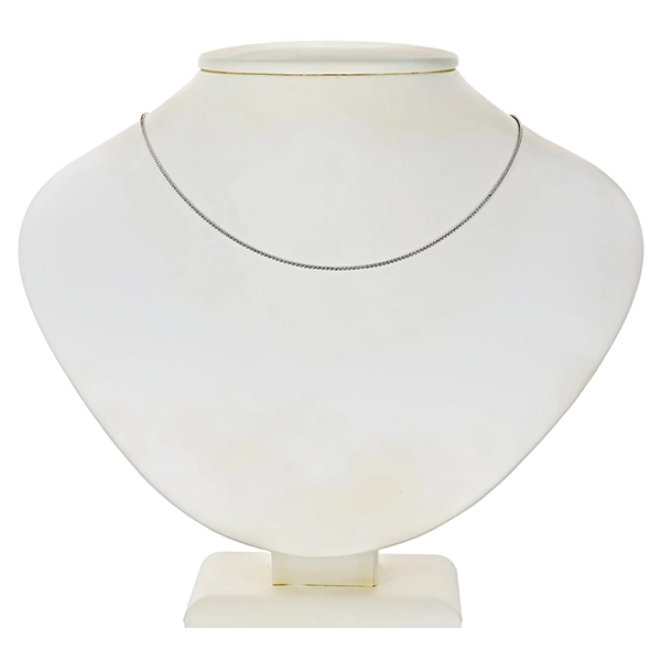 Collierkette, 14K, Weißgold