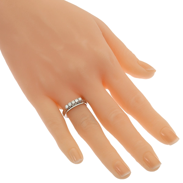 Diamantring, 18K, Weißgold, Brillanten