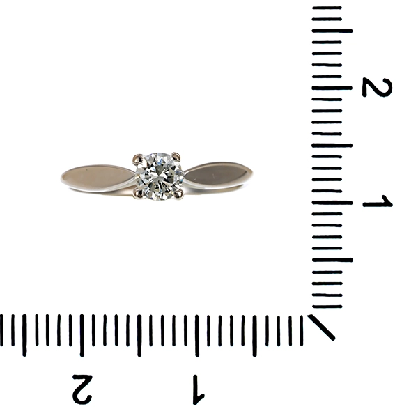 Diamantring, 14K, Weißgold, Brillant 0,25 ct