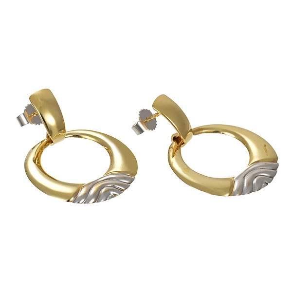 Steckhänger, 8K, Gelb-/Weißgold