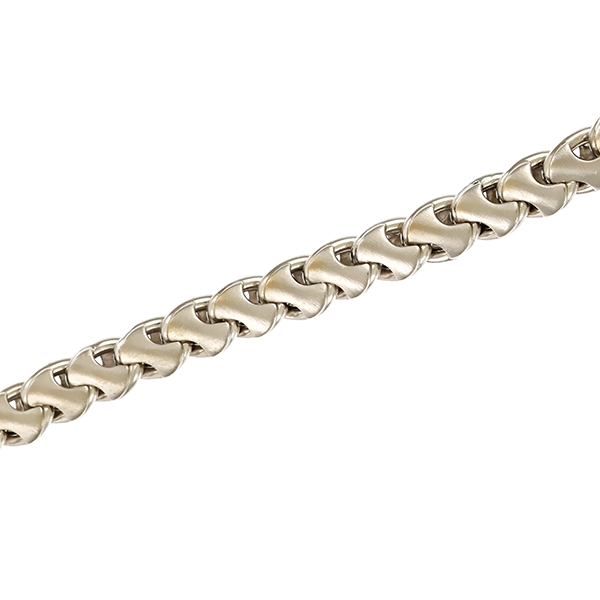 Armband, 14K, Weißgold, Diamanten