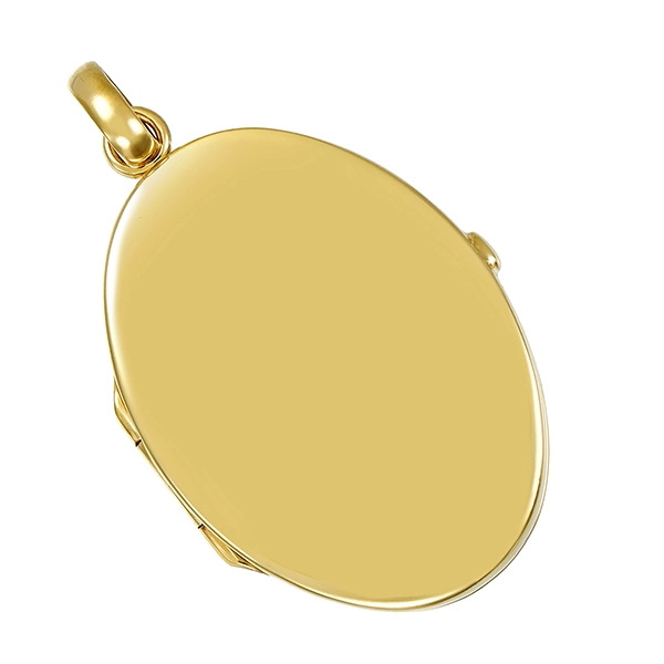 Anhänger, 14K, Gelbgold, Medaillon