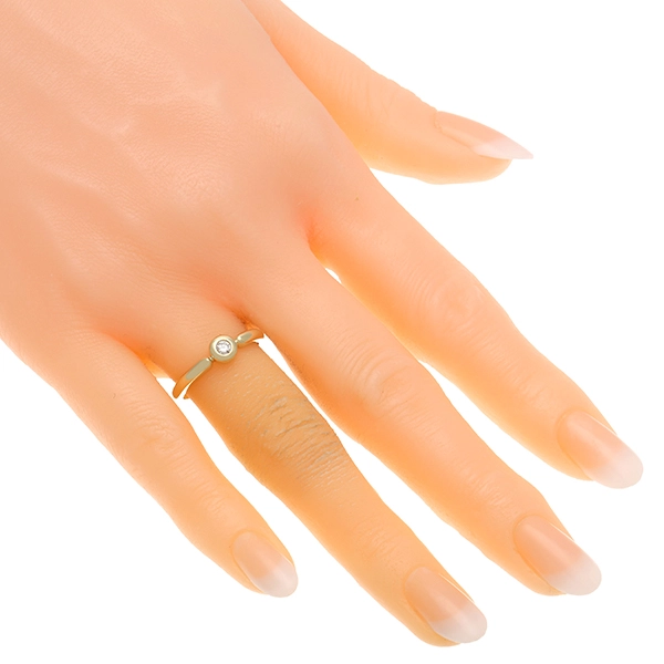 Brillantring, 14K, Gelbgold