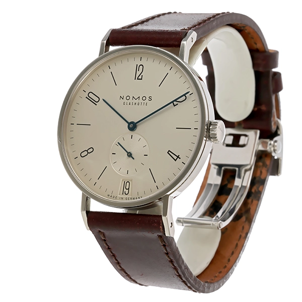 Herrenuhr Nomos 'Tangente 38 Datum' Handaufzug