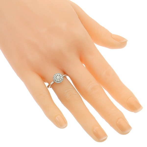 Diamantring, 18K, Weißgold, Brillanten 0,50 ct