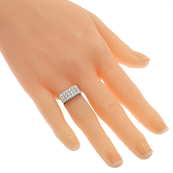 Diamantring, 18K, Weißgold, Brillanten 0,54 ct