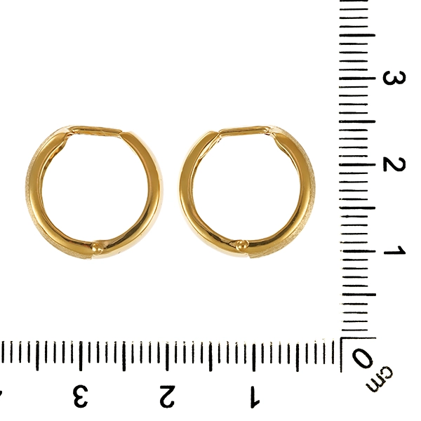 Ohrringe, 8K, Gelbgold