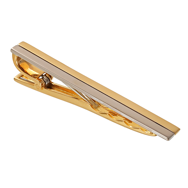 Krawattenhalter, 18K, Gelb-/Weißgold