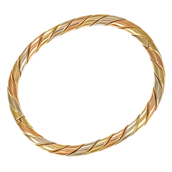 Armreif, 14K, Rot-/Weiß-/Gelbgold