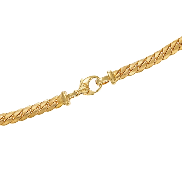 Collier, 14K, Gelb-/Weißgold, Brillant 0,18 ct