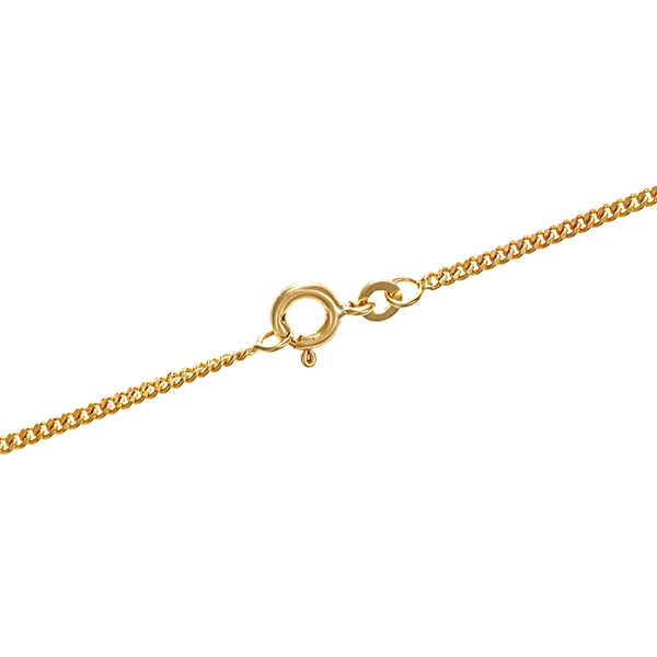 Kette, 8K, Gelbgold, Flachpanzer-