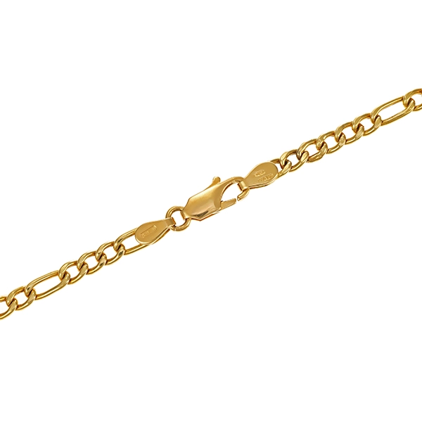 Kette, 18K, Gelbgold, Figaro
