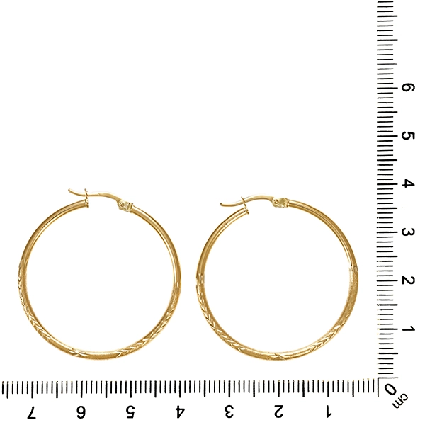 Creolen, 14K, Gelbgold