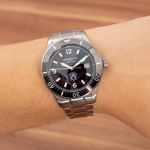 Herrenuhr Montblanc 1858 'Iced Sea Automatic Date'
