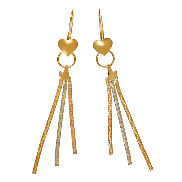 Ohrhänger, 18K, Gelb-/Rot-/Weißgold