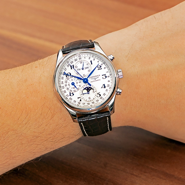 Herrenuhr Longines 'Master Collection Chrono Moonphase' Chrono-Automatik