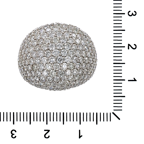 Diamantring, 18K, Weißgold, Brillanten 8,00 ct