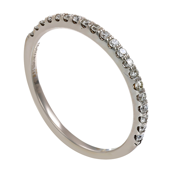 Diamantring, 14K, Weißgold, Brillanten 0,24 ct