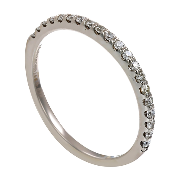 Diamantring, 14K, Weißgold, Brillanten 0,24 ct