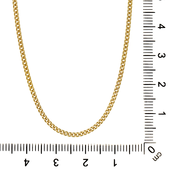 Collierkette, 8K, Gelbgold, Panzer-