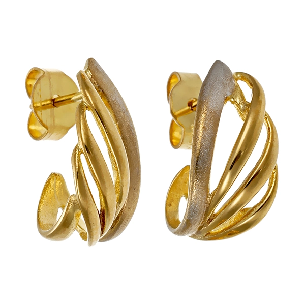 Ohrstecker, 8K, Gelbgold
