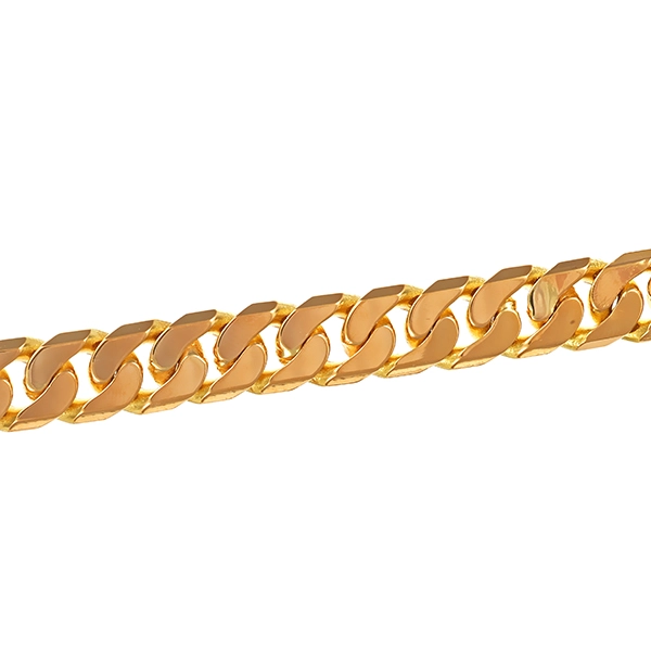 Armband, 18K, Gelbgold, Flachpanzer-