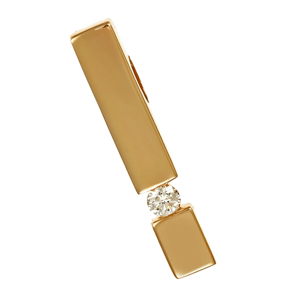 Anhänger, 14K, Gelbgold, Brillant
