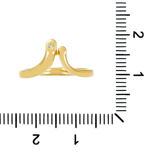 Diamantring, 18K, Gelbgold, Brillant