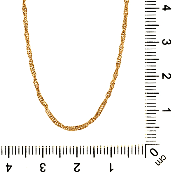 Collierkette, 21K, Gelbgold