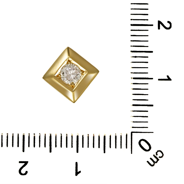 Anhänger, 14K, Gelbgold, 1 Brillant 0,20ct
