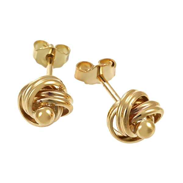 Ohrstecker, 8K, Gelbgold