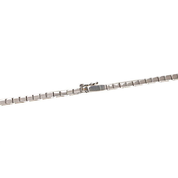 Collier, 18K, Weißgold, Brillanten 3,50 ct