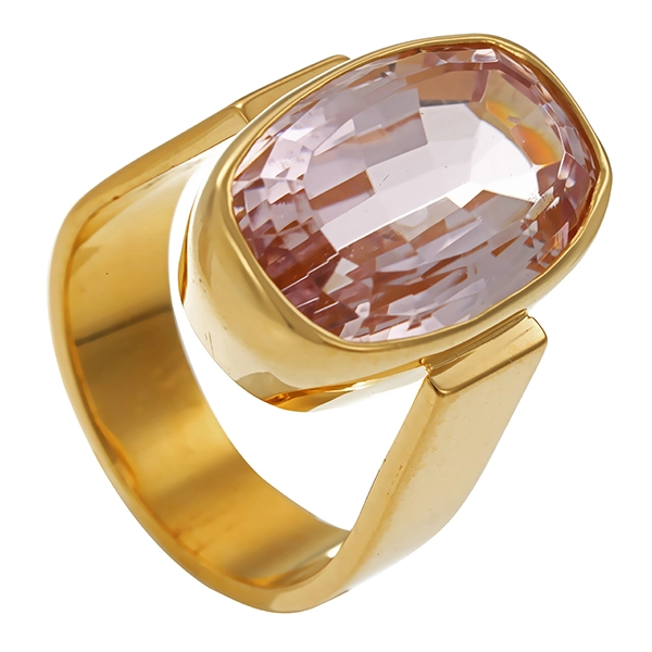 Ring, 18K, Gelbgold, Kunzit