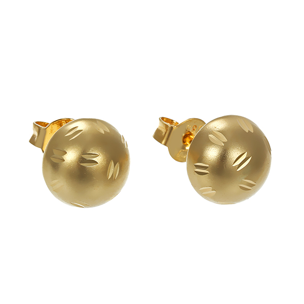 Ohrstecker, 14K, Gelbgold