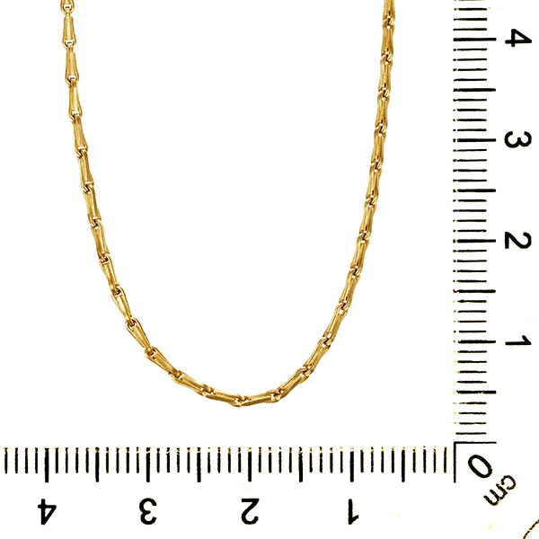 Collierkette, 8K, Gelbgold, Haferkorn-