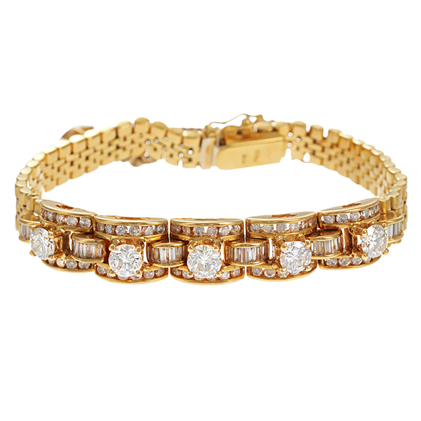 Armband, 18K, Brillanten, Diamanten