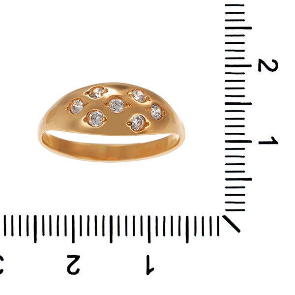 Ring, 14K, Rotgold