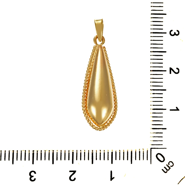 Anhänger, 14K, Gelbgold