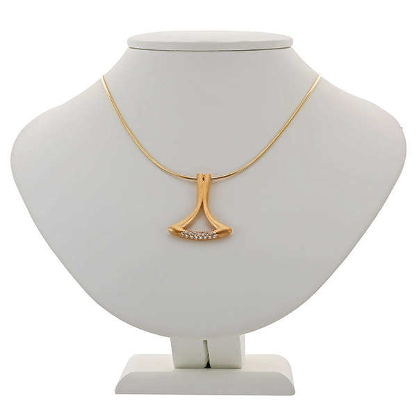 Collier, 18K, Gelbgold, Brillanten 0,42 ct