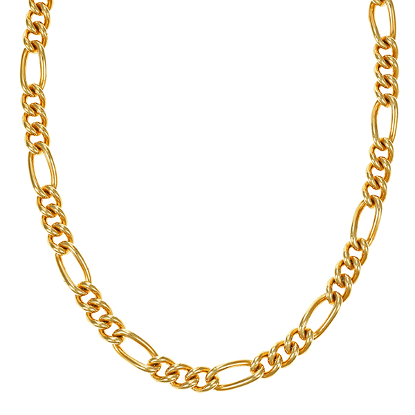 Kette, 14K, Gelbgold, Figaro-